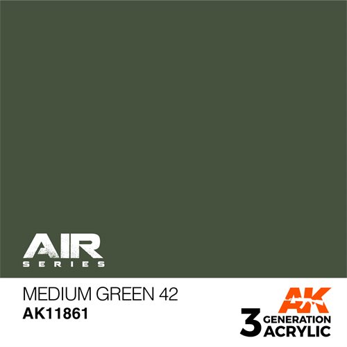 AK 11861 MITTELGRÜN 42- AIR, 17 ml